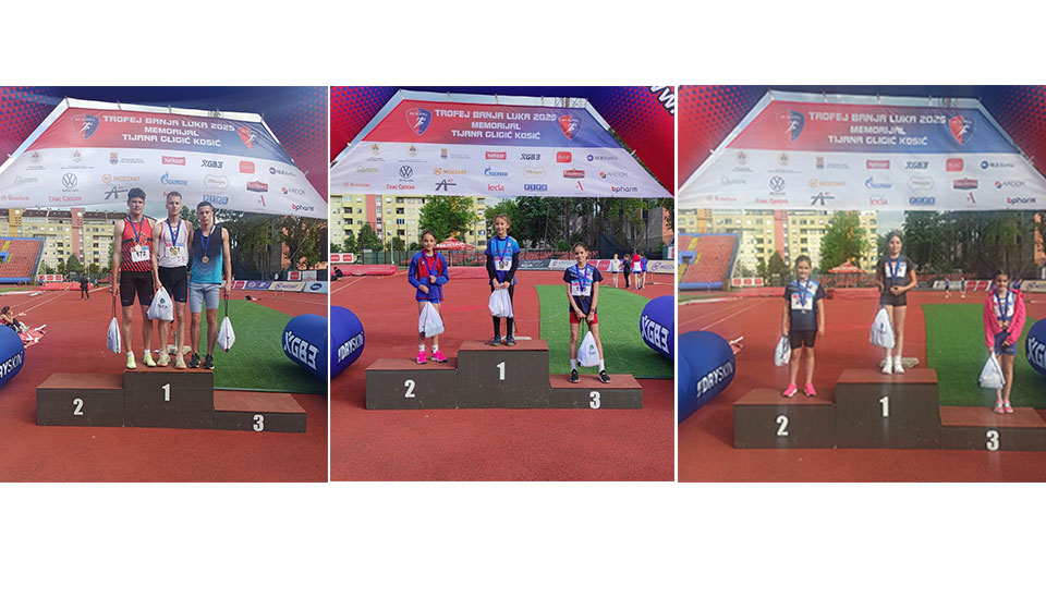 Održan 5. Međunarodni atletski miting “Trofej Banja Luka” i memorijal Tijana Gligić Kosić 2025
