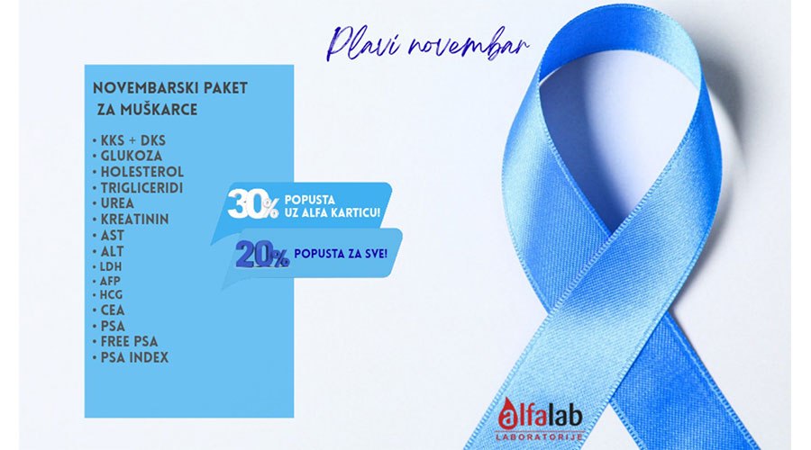Plavi novembar u Alfalabu – mjesec muškog zdravlja